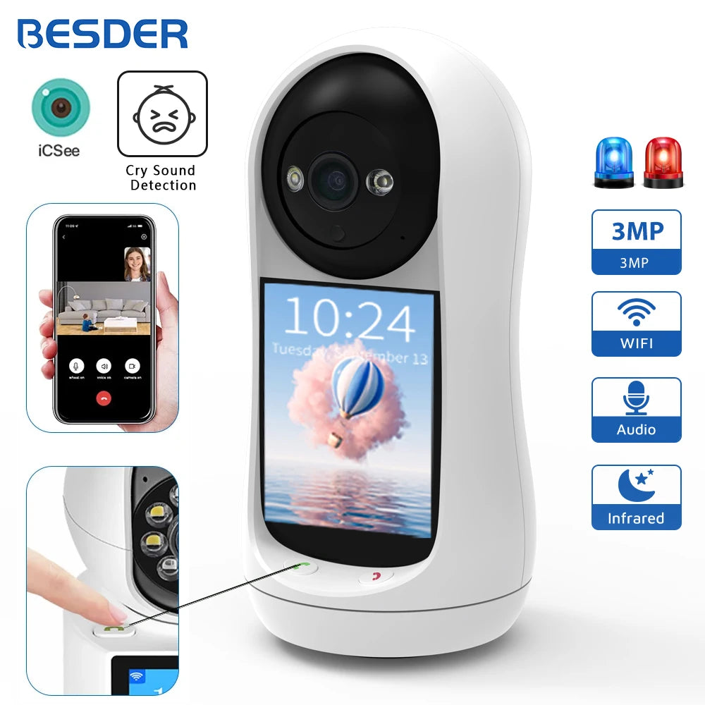 Security IP Camera Baby Monitor iCSee